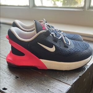 Black and Pink Athletic Sneakers